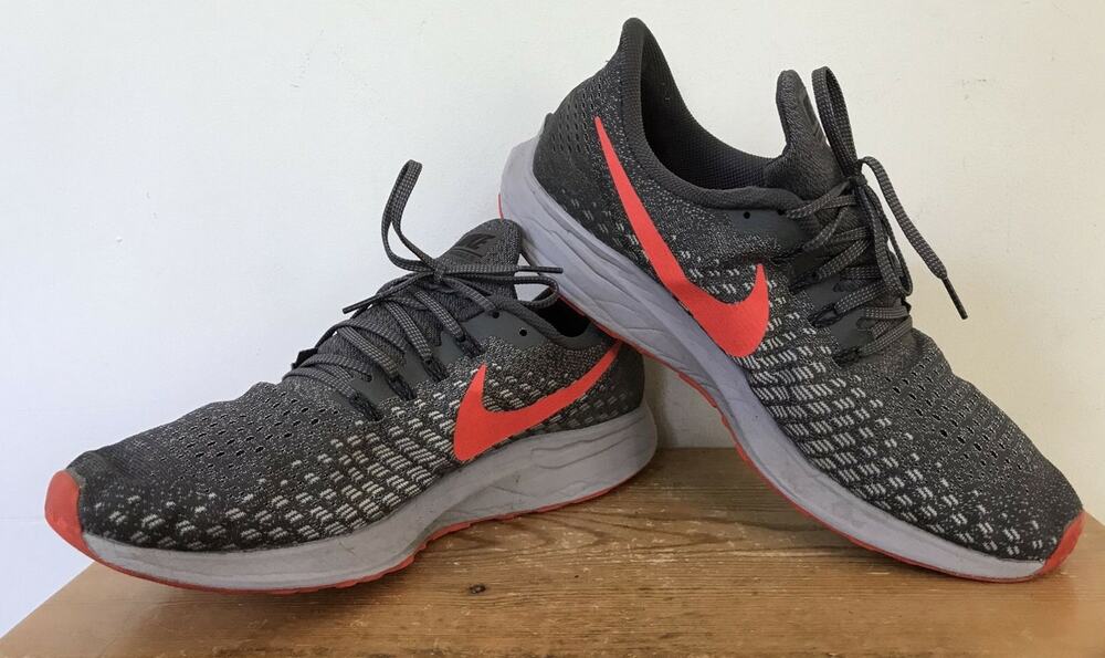 Nike Zoom 942851-006 Pegasus 35 Gray Red Mens Athletic Running Shoes Sneakers 13